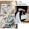 8Pcs 8 Styles White Acrylic Round Beads Bag Handles FIND-TA0001-39-8