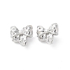 Brass Micro Pave Clear Cubic Zirconia Pendants KK-A236-17P-1