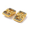 Brass Connector Charms KK-Q800-40G-2