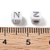 Opaque Acrylic Beads OACR-D282-06N-3