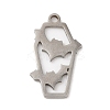 Non-Tarnish Halloween 201 Stainless Steel Pendants STAS-D053-09P-2