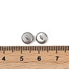 304 Stainless Steel Magnetic Clasps STAS-C127-08P-3
