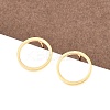 316 Stainless Steel Stud Earrings EJEW-D339-05G-1