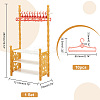 Random Color Plastic Doll Clothes Shoes Rack AJEW-WH0332-35C-2