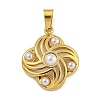Ion Plating(IP) 304 Stainless Steel Pendants STAS-U024-G-02C-1