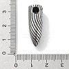 304 Stainless Steel Pendants STAS-Z098-08AS-3