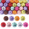 30Pcs Sport Theme Resin Rhinestone Beads RESI-TA0003-96C-1