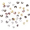Brass Crimp Beads Covers KK-PH0036-09-4