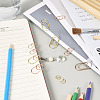 200Pcs 4 Style Carbon Steel Paper Clips FIND-TA0002-17-8