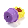 Sunflower Food Grade Eco-Friendly Silicone Beads SIL-B046-04-2