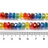 Electroplate & Gradient Color Glass Beads Strands LAMP-M023-01-4