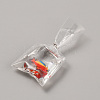 Transparent Resin Big Pendants RESI-TAC0018-28D-2