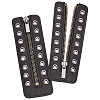 PU Leather Lace-in Boot Zipper Inserts DIY-WH0043-51AB-01-1