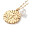 Golden 304 Stainless Steel Pendant Necklace SA1727-2-2