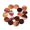 Dyed Natural Red Agate Beads Strands G-T144-56A-01-2