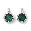 Brass Pave Cubic Zirconia Pendants KK-H204-03P-06-1