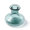 Miniature Glass Dried Flower Vase Ornaments GLAA-A006-01F-1