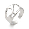 304 Stainless Steel Open Cuff Rings for Unisex RJEW-Q003-03P-2