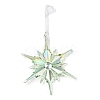 Christmas Transparent Plastic Pendant Decoration LS-HJEW-G022-01C-2
