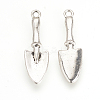 Tibetan Style Alloy Pendants X-TIBEP-Q064-176AS-NR-1