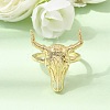 Brass Cuff Open Rings for Women RJEW-F216-04G-1