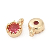 Brass Pave Cubic Zirconia Pendants KK-H204-03KCG-05-2