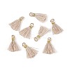 Polycotton(Polyester Cotton) Tassel Pendant Decorations FIND-S281-25-1