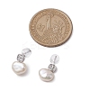 Natural Pearl Ear Studs EJEW-P286-33P-3