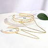 Alloy Chain Cuff Bangles FS-WGDB032-01-4
