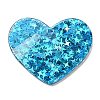 Acrylic with Paillettes Pendants MACR-M028-02C-1