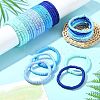30Pcs 5 Colors Polymer Clay Heishi Surfer Stretch Bracelets Set BJEW-SW00135-5