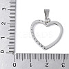 304 Stainless Steel Pendants STAS-S162-23P-3