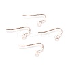 304 Stainless Steel French Earring Hooks LS-STAS-H436-07RG-1