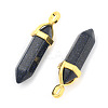 Synthetic Blue Goldstone Double Terminated Pointed Pendants G-G902-C12-4