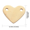 Ion Plating(IP) 304 Stainless Steel Stamping Blank Tag Pendants STAS-I311-17B-G-3