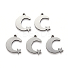 Non-Tarnish 201 Stainless Steel Charms STAS-N092-106-1