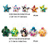 50Pcs 10 Styles Synthetic Turquoise Dyed Beads G-FP0001-05-6