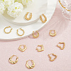 6 Pairs 6 Style 304 Stainless Steel Hoop Earrings for Women EJEW-BBC0001-96-3