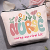 Polycotton Custom Canvas Stroage Bags ABAG-WH0029-060-6