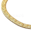 304 Stainless Steel Herringbone Chain Necklaces LS-NJEW-P282-04G-3