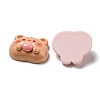 Opaque Resin Decoden Cabochons RESI-F052-B02-2