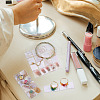 3Pcs 3 Styles Natural Shell Nail Art Display Board ODIS-TA0001-04-7