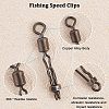 40Pcs 4 Style Brass Fishing Quick Change Clip FIND-FH0004-43-4