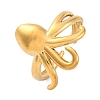 Marine Animal Theme 304 Stainless Stee Open Cuff Rings RJEW-Q005-01C-G-2