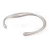 Non-Tarnish 304 Stainless Steel Open Cuff Bangles for Women LS-BJEW-G711-02P-3