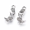 Tibetan Style Alloy Pendants X-TIBEP-Q063-125AS-NR-1