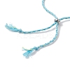 5Pcs Fish Handmade Porcelain Beads Slider Bracelets for Women BJEW-JB13174-5