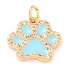Real 18K Gold Plated Brass Micro Pave Cubic Zirconia Charms ZIRC-L100-085G-05-2