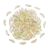 100Pcs Baking Paint Transparent Glass Pendants GLAA-YW0004-81C-1