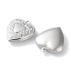 Rack Plating Brass Locket Pendants KK-F090-03P-2